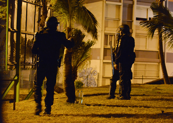 Chaudron : Les accrochages entre policiers et manifestants en images
