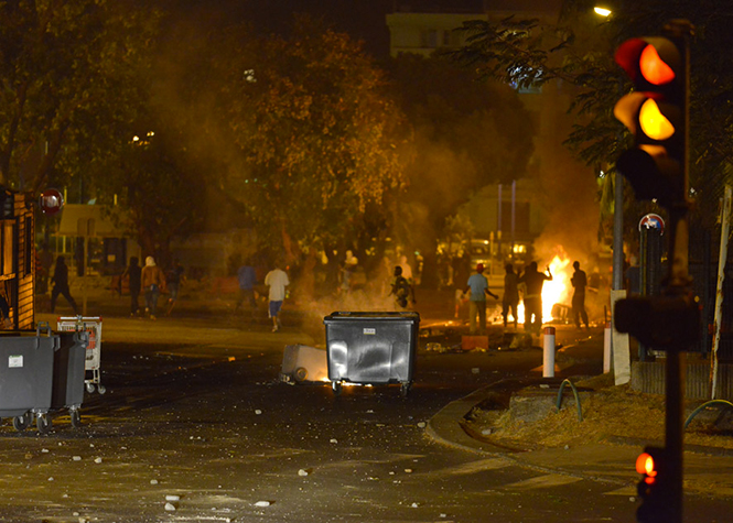 Chaudron : Les accrochages entre policiers et manifestants en images