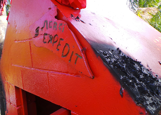 Le Saint-Expédit de la Rivière des Pluies vandalisé