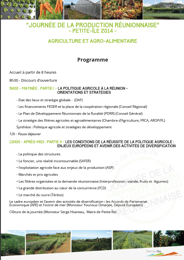 Journée de la production réunionnaise à Petite-île