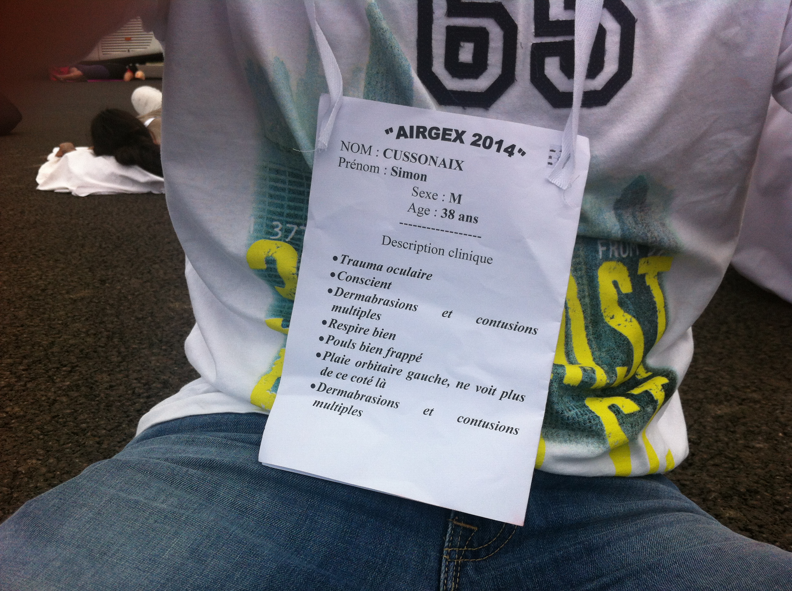 Retour en images de la simulation de crash d'avion à Gillot