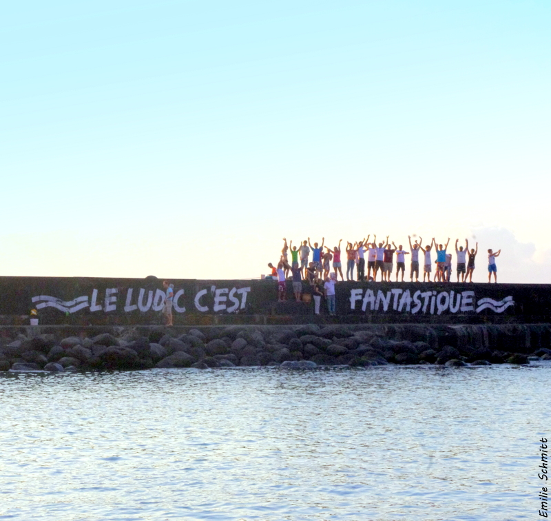 La Base nautique de l'ouest baptise son nouveau bateau, le Ludic