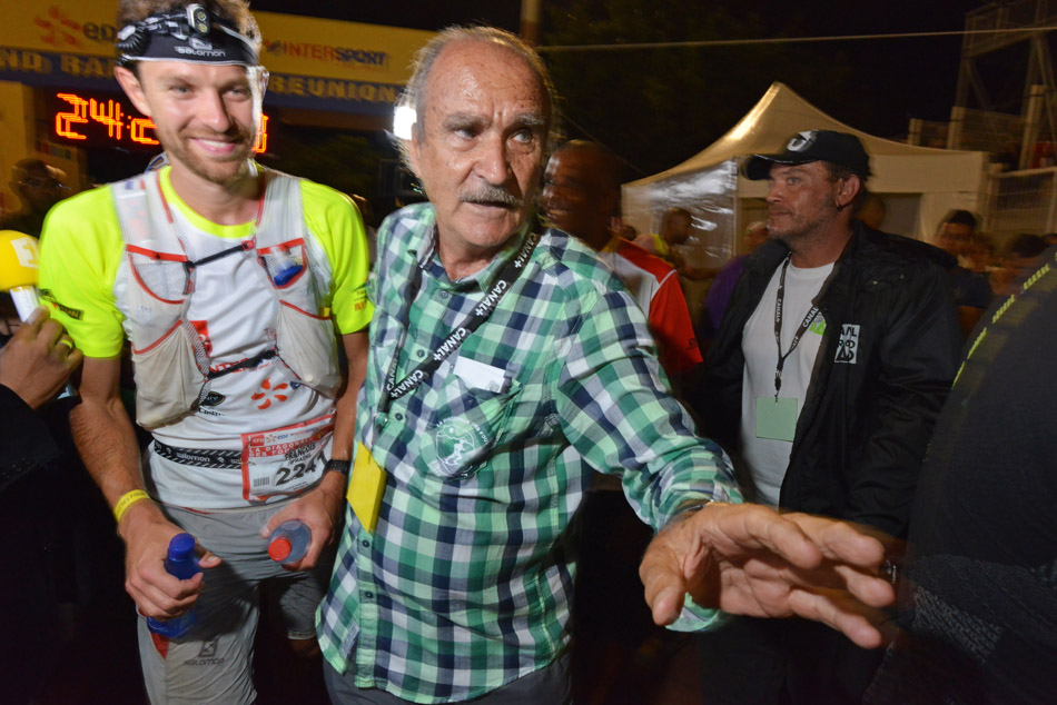 Retour en images sur l'arrivée du vainqueur de la Diagonale des Fous