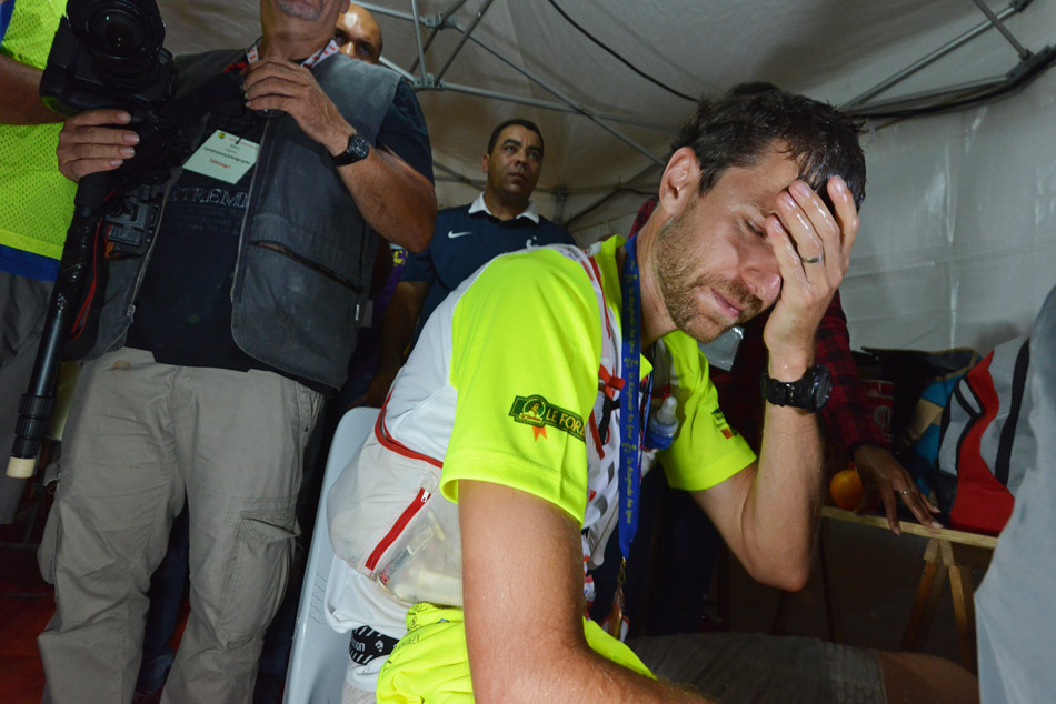 Retour en images sur l'arrivée du vainqueur de la Diagonale des Fous