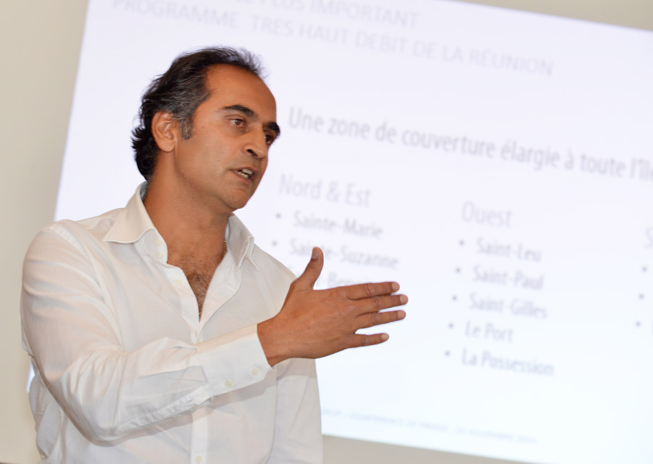 Un investissement de 70 millions d'euros pour le très haut débit à La Réunion
