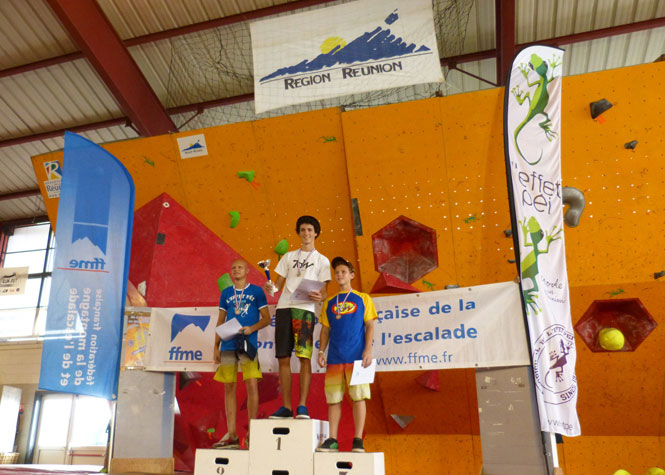 Les jeunes clôturent la 1ère étape de la coupe de France d'escalade