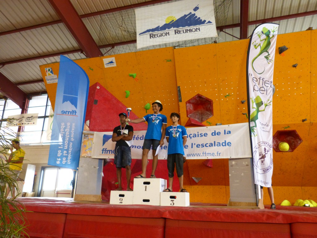 Les jeunes clôturent la 1ère étape de la coupe de France d'escalade