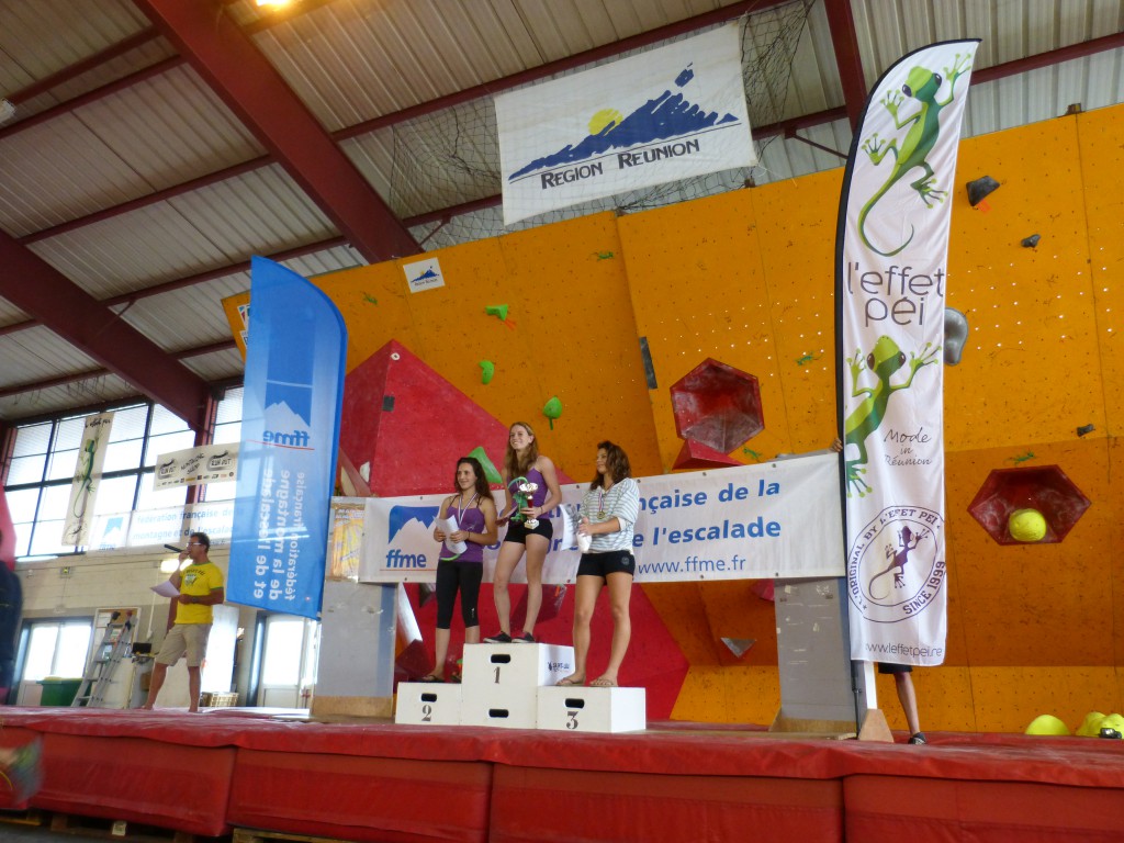 Les jeunes clôturent la 1ère étape de la coupe de France d'escalade