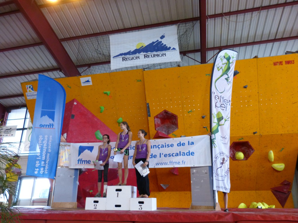 Les jeunes clôturent la 1ère étape de la coupe de France d'escalade