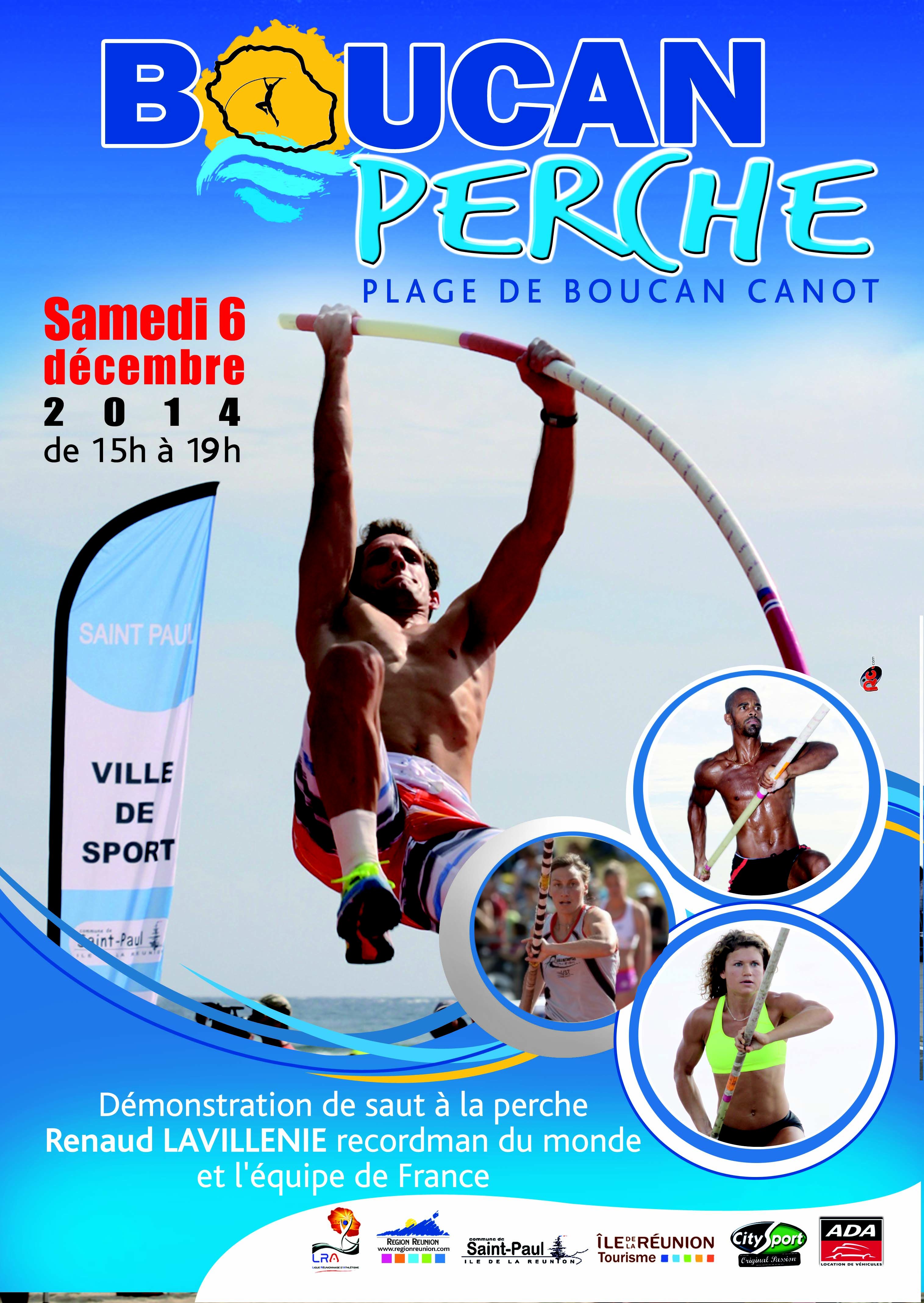 Renaud Lavillenie samedi à Boucan pour un show à la perche