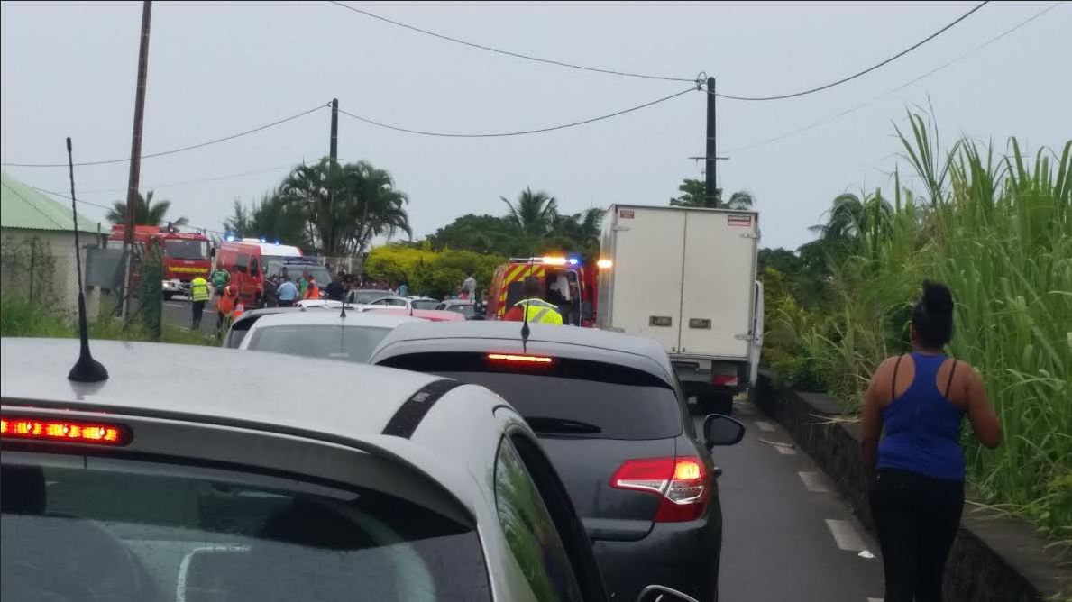 Accident à Piton Ste-Rose: une femme blessée