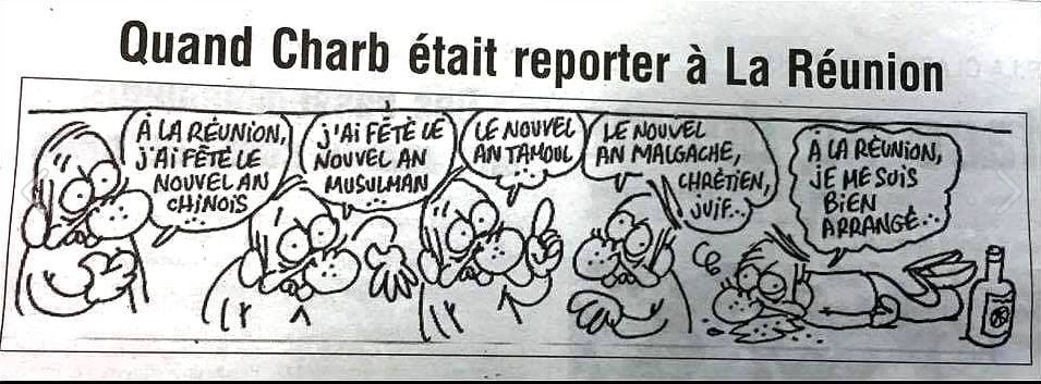 Quand Charb dessinait la Réunion...