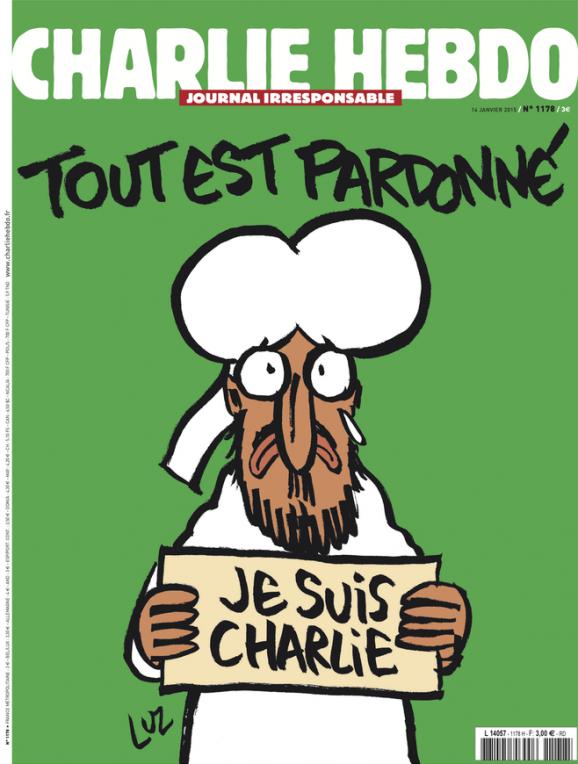 La Une du prochain Charlie Hebdo montre un Mahomet tenant une pancarte 