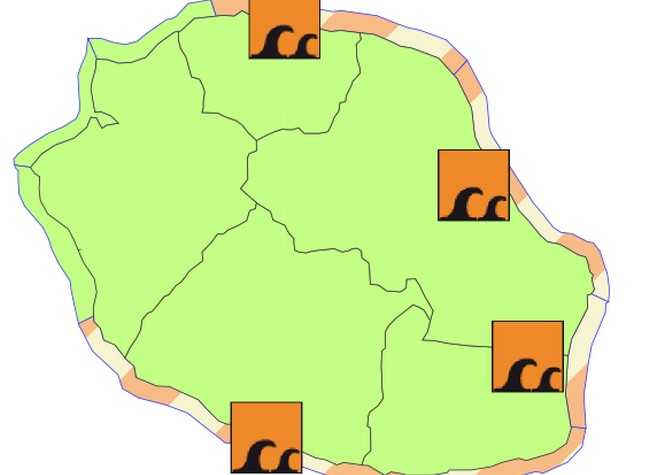 La vigilance forte houle maintenue du Nord au Sud-Ouest