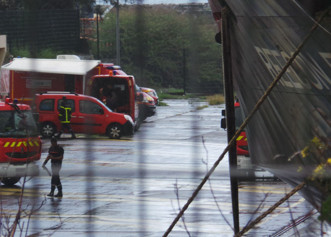 Port Ouest: Début d'incendie dans un navire à quai