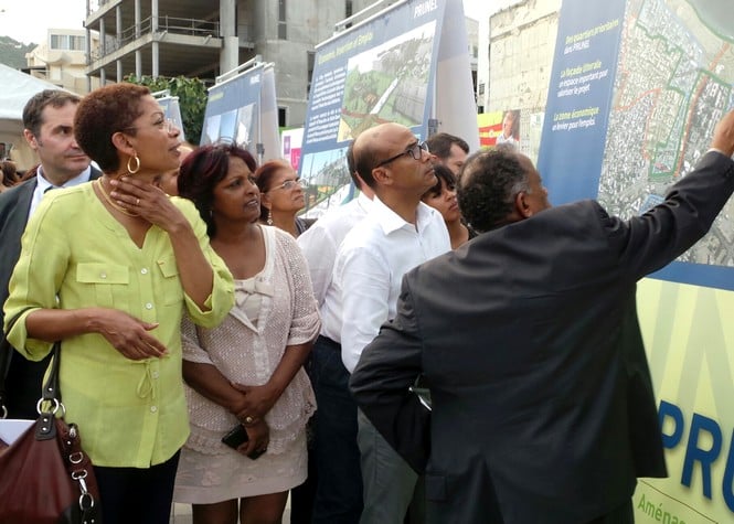 Saint-Denis: George Pau Langevin conquise par le projet Prunel