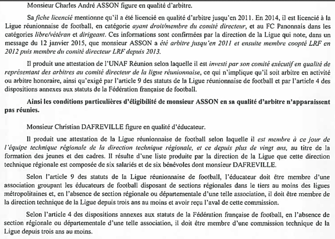 Elections de la Ligue de foot: La liste d'Yves Ethève rejetée