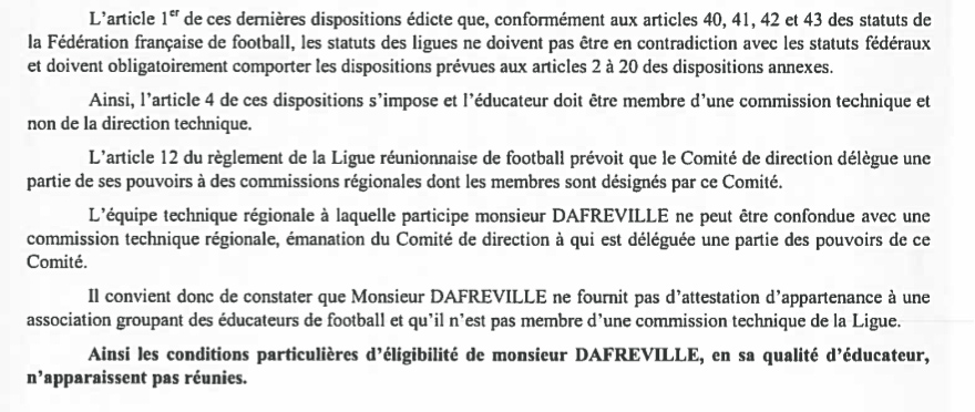 Elections de la Ligue de foot: La liste d'Yves Ethève rejetée