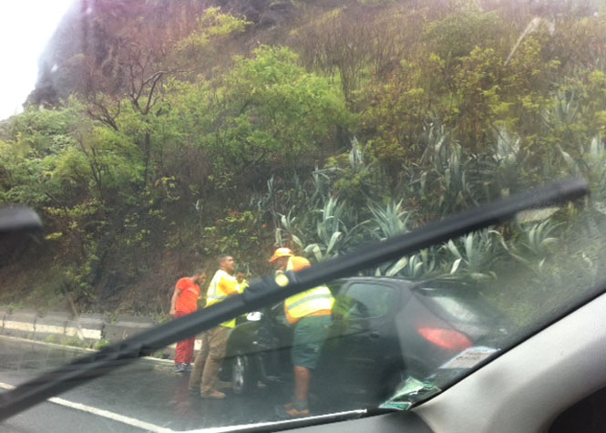 St-Paul: La route du cap Lahoussaye fermée à la circulation suite à un accident