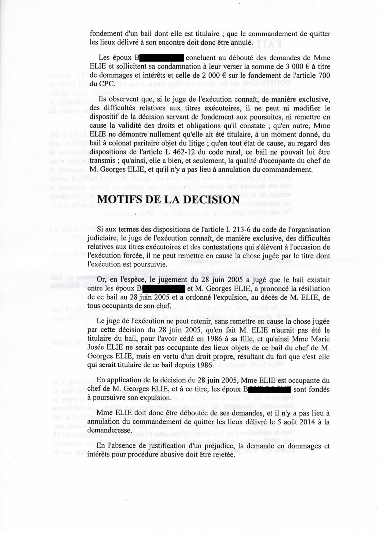 Colimaçons: La famille Elie intente un ultime recours contre son expulsion