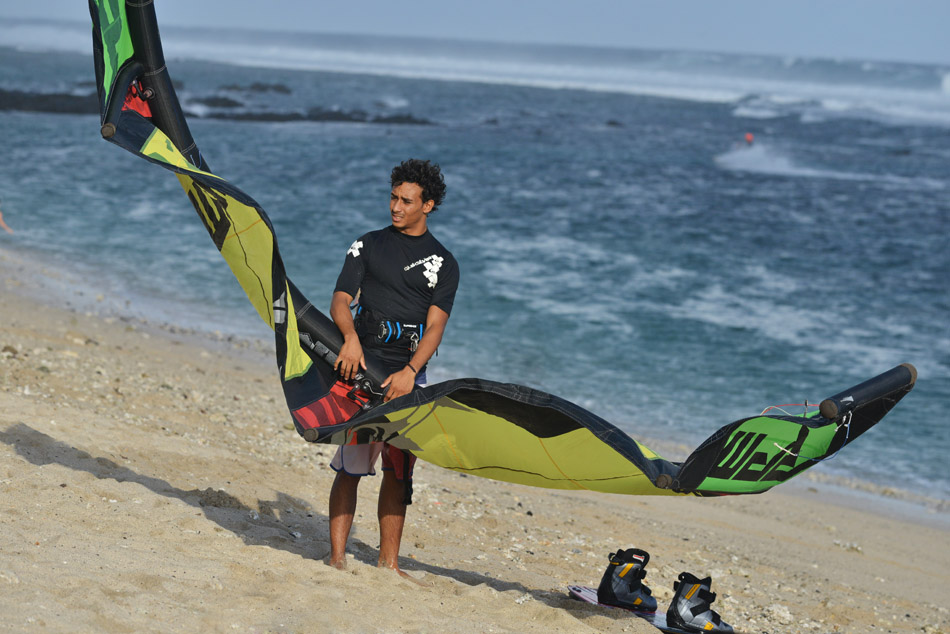 Vue sur lagon pour les kite' de Saint-Pierre