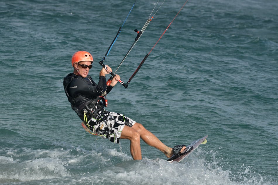 Vue sur lagon pour les kite' de Saint-Pierre