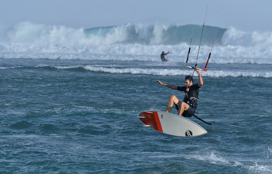 Vue sur lagon pour les kite' de Saint-Pierre