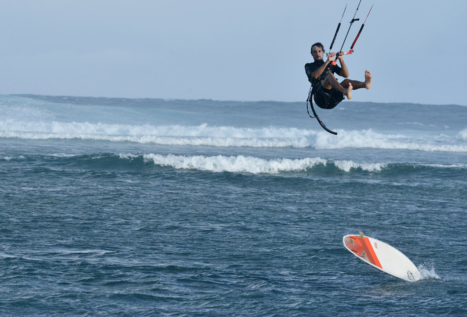 Vue sur lagon pour les kite' de Saint-Pierre