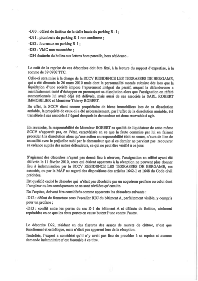 St-Louis : Thierry Robert condamné à 125.000€ pour malfaçons sur un immeuble