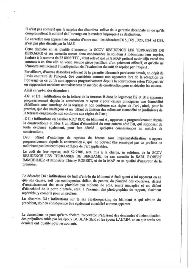 St-Louis : Thierry Robert condamné à 125.000€ pour malfaçons sur un immeuble