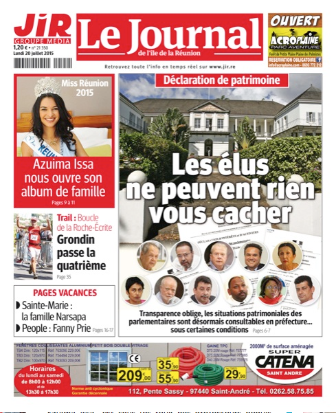 Déclarations de patrimoine des élus : Le JIR, deux pages pour ne rien dire...