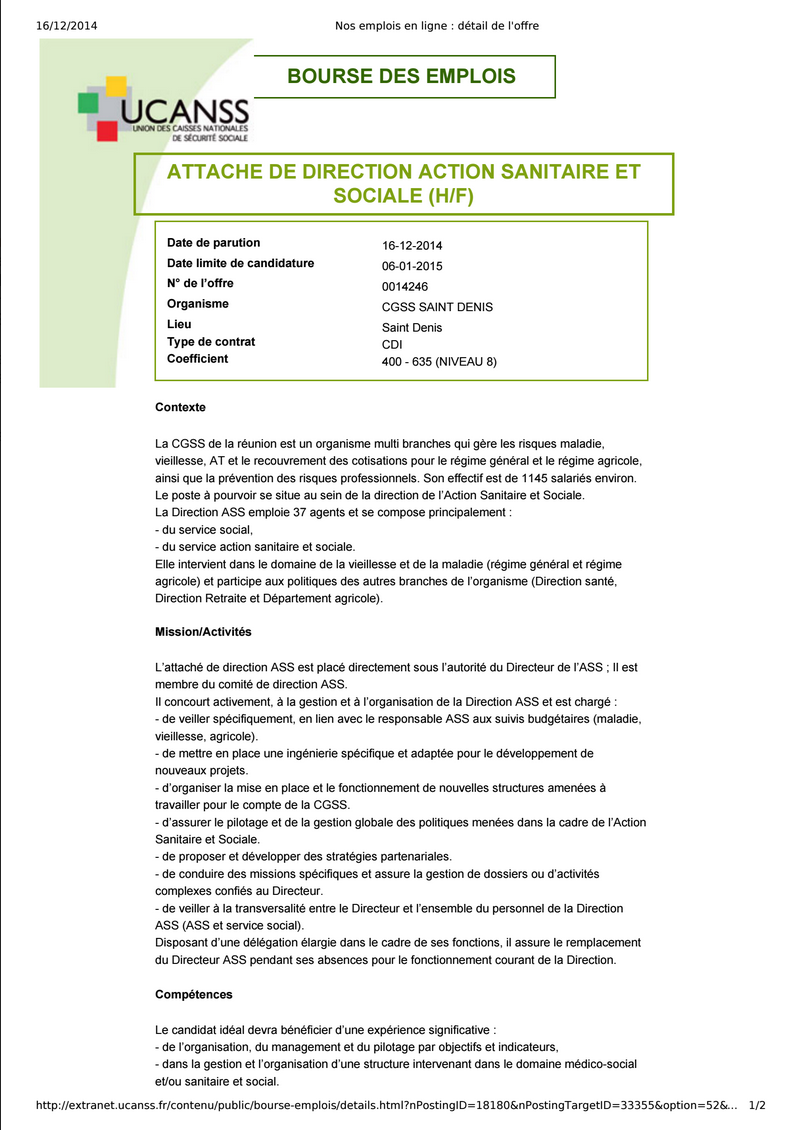 Magouilles lors de l'embauche de cadres métropolitains à la Sécu ?
