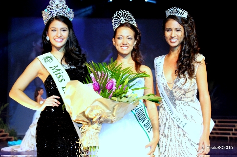 Jade Soune Seyne couronnée Miss Earth Réunion 2015
