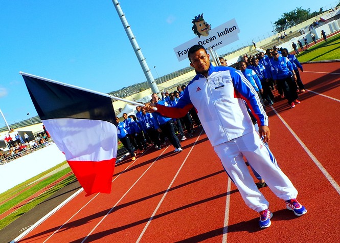 Cérémonie d'ouverture des JIOI: Ambiance survoltée au stade de St-Paul!