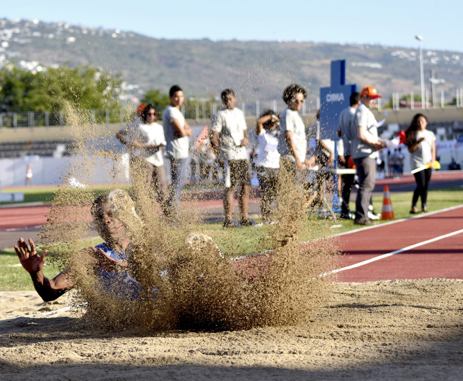 JIOI : 1ère journée d'athlétisme à St-Paul, les Réunionnais démarrent fort