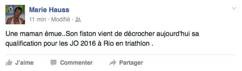 Le Réunionnais David Hauss qualifié pour les Jeux olympiques de Rio ! 