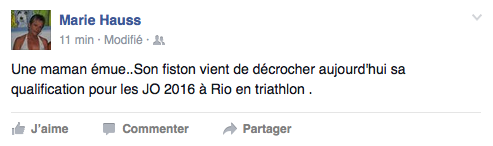 Le Réunionnais David Hauss qualifié pour les Jeux olympiques de Rio !