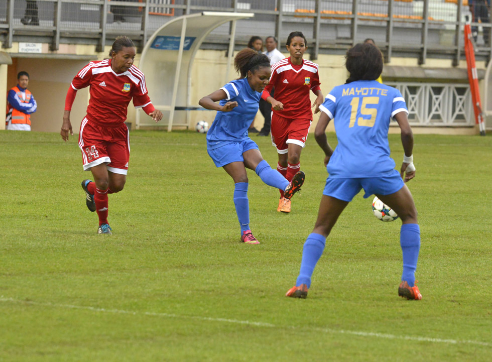 Retour images sur la victoire des footbaleuses mahoraises face aux Seychelloises