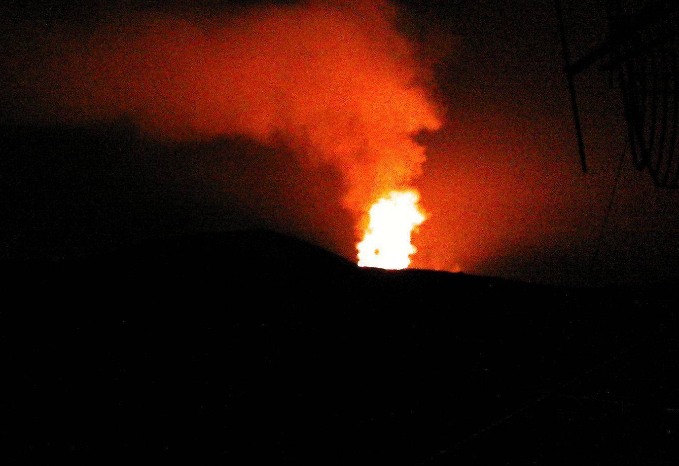 Le Piton de la Fournaise en éruption: Les premières images