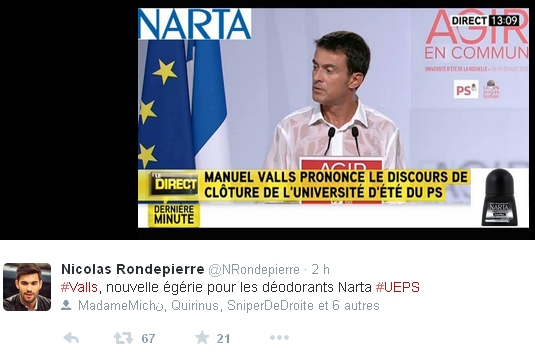 Manuel Valls mouille la chemise