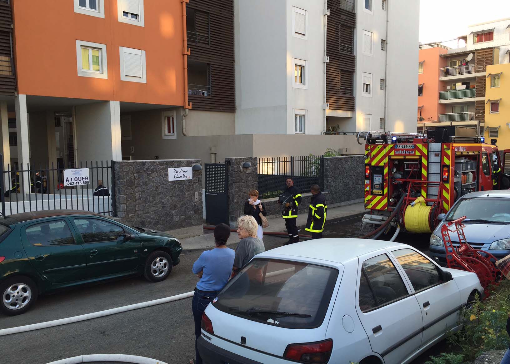 St-Denis : Incendie dans un parking souterrain
