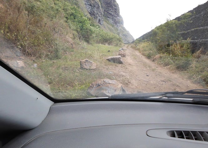 Route du littoral: L'éboulement confirmé grâce à des photos d'ouvriers?