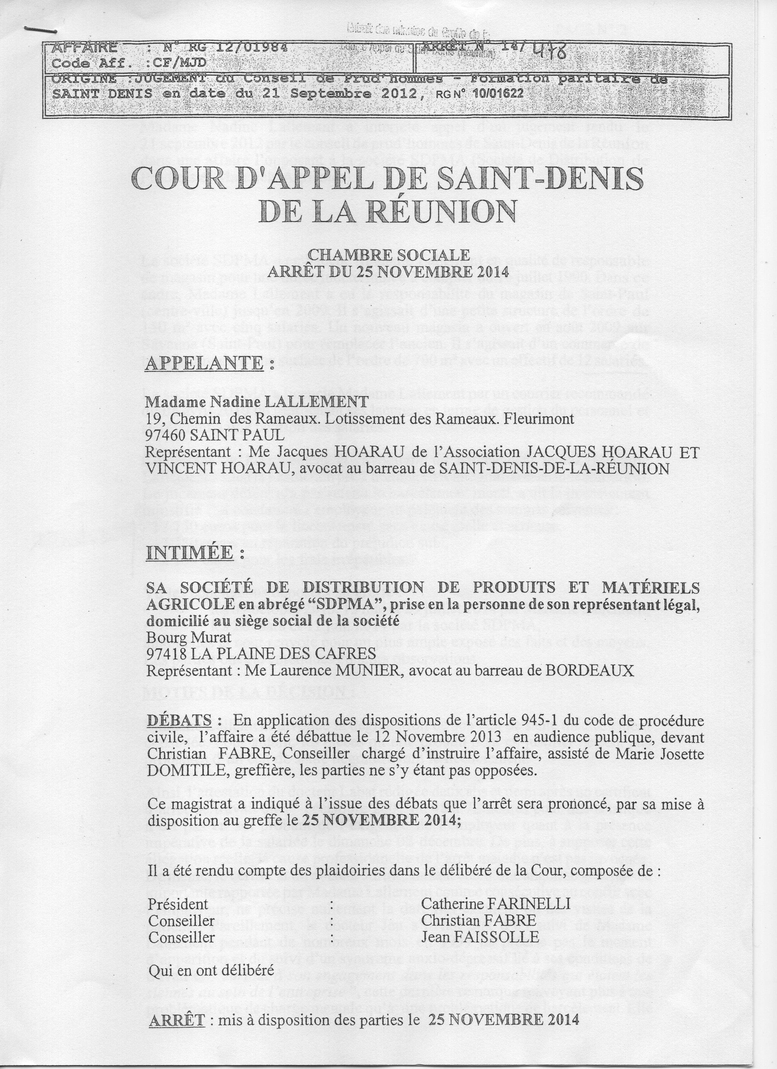 Fermes et Jardins condamné à 67.000€ pour licenciement sans cause réelle et sérieuse !