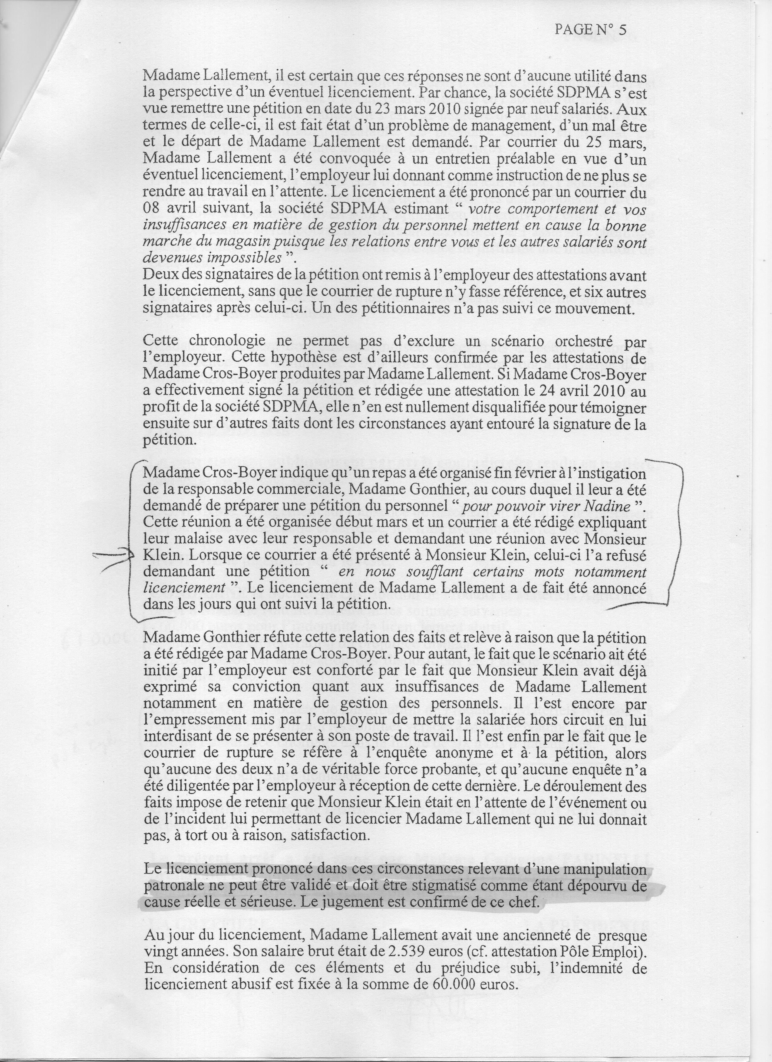 Fermes et Jardins condamné à 67.000€ pour licenciement sans cause réelle et sérieuse !