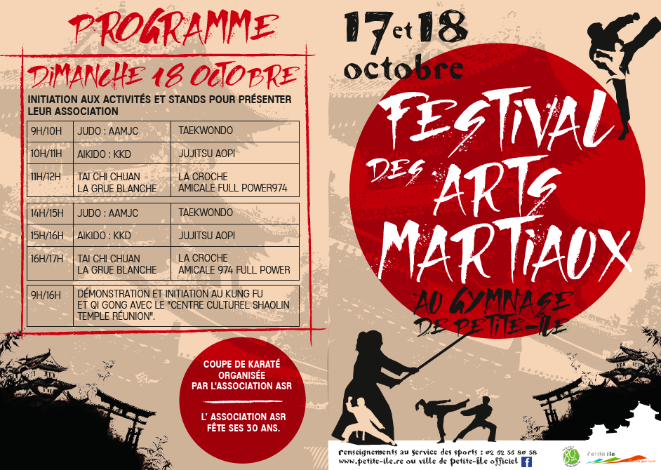 Petite-Île: Un premier festival des arts martiaux