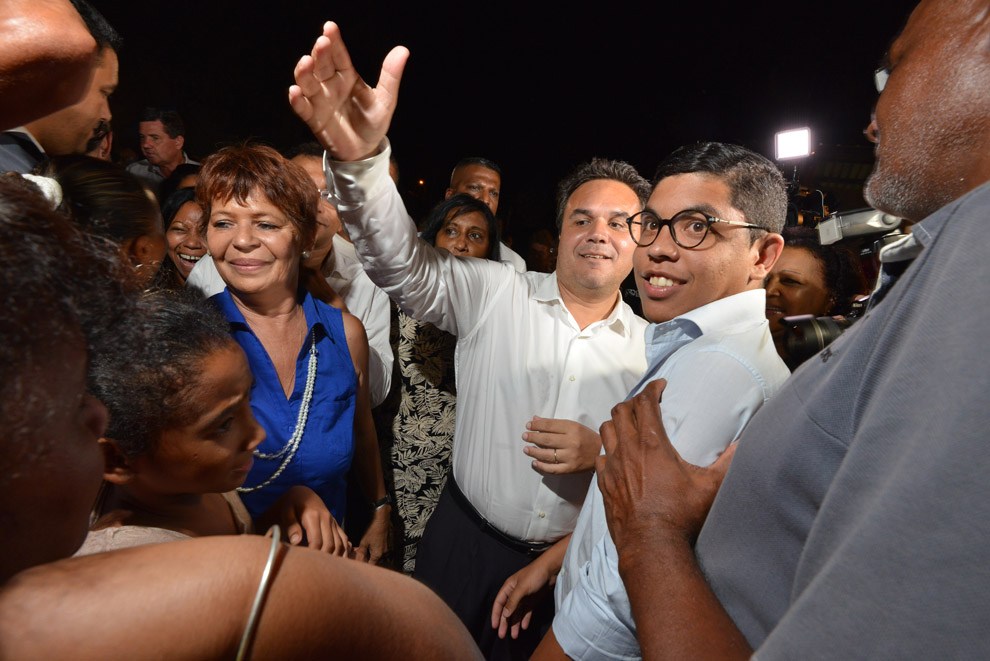 Retour images : Ambiance au QG de campagne de Didier Robert