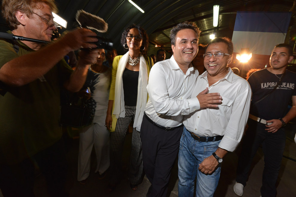 Retour images : Ambiance au QG de campagne de Didier Robert