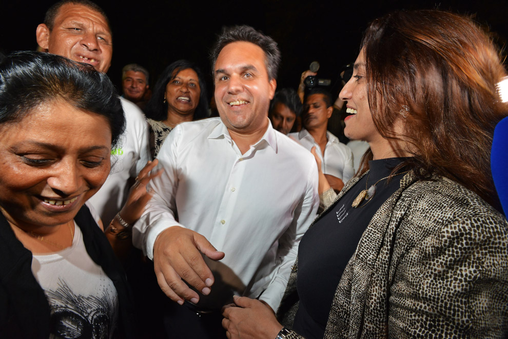 Retour images : Ambiance au QG de campagne de Didier Robert