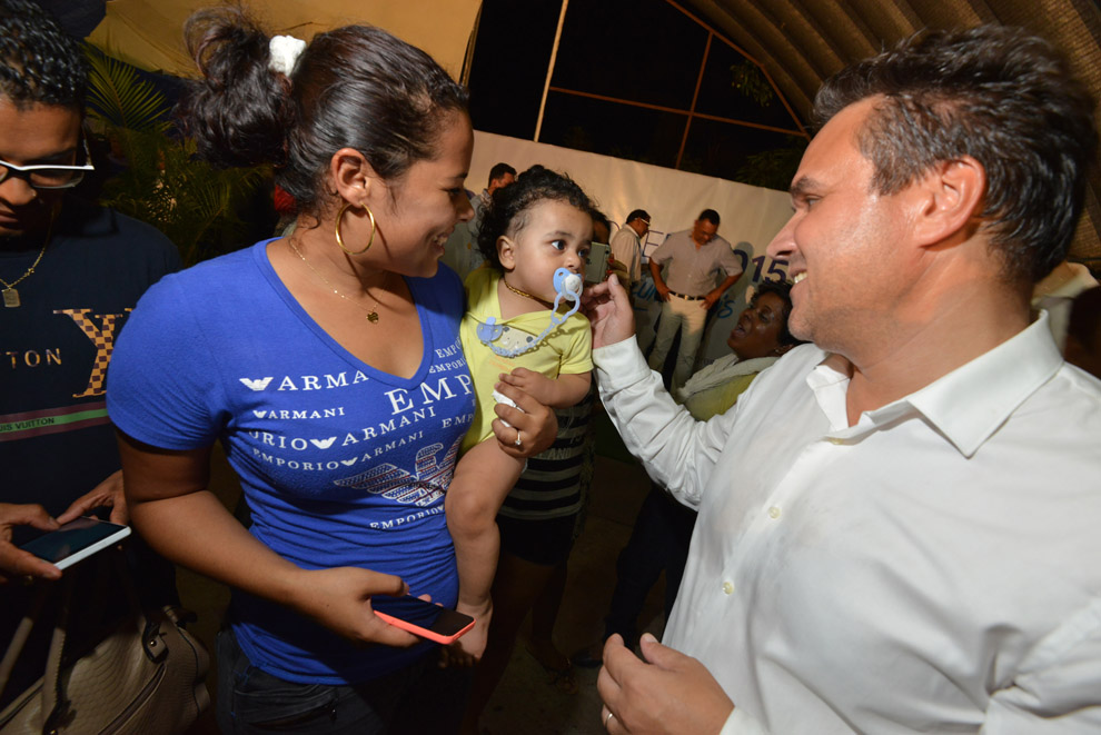 Retour images : Ambiance au QG de campagne de Didier Robert