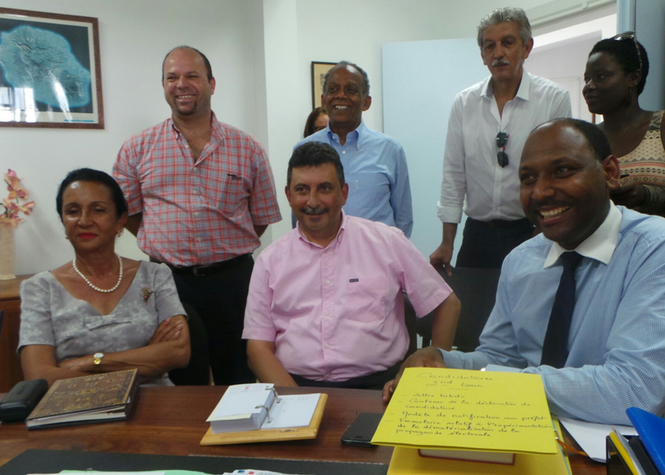 Huguette Bello et Thierry Robert officialisent leur union